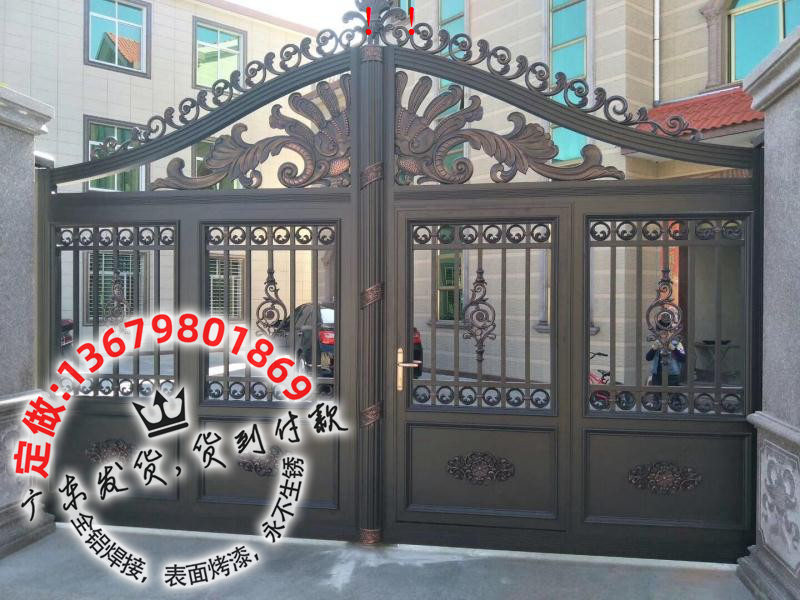 别墅大门，住宅大门，铝艺大门，庭院大门，乡村大门
